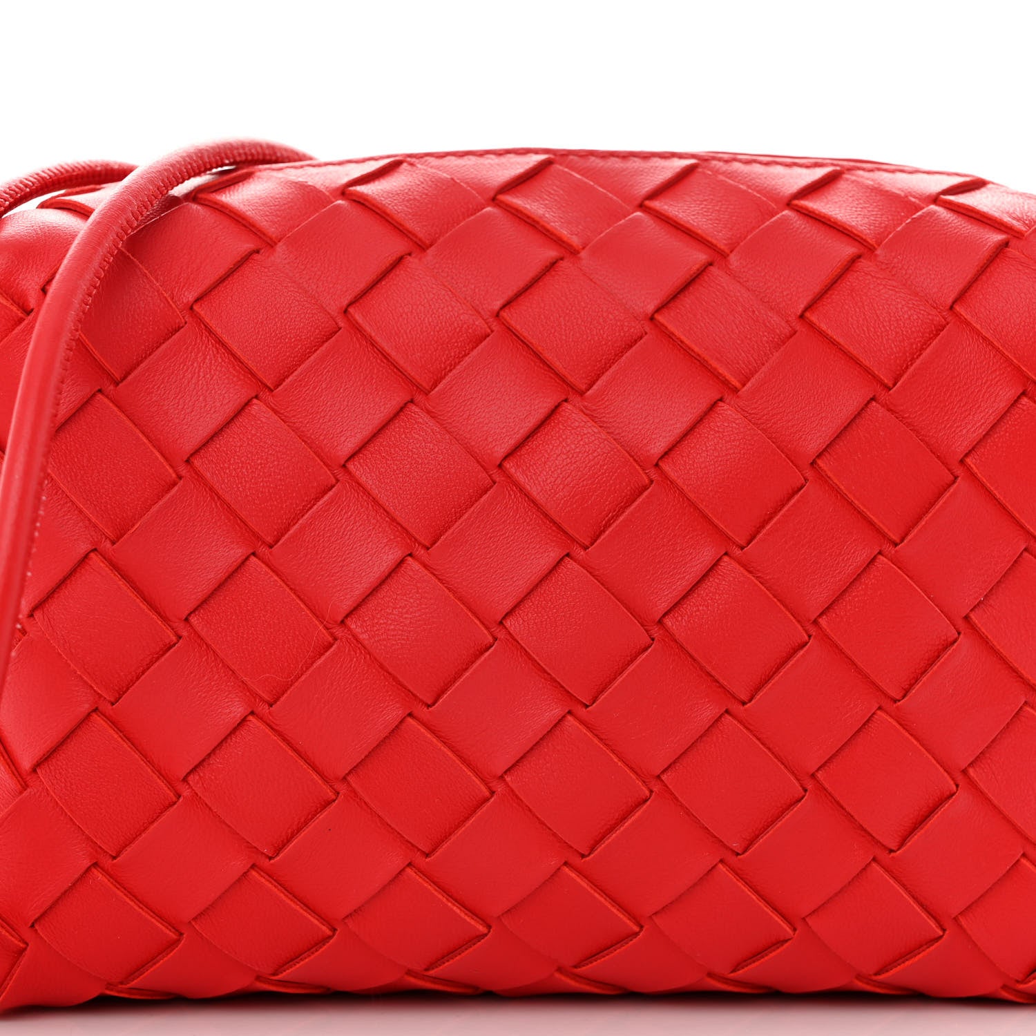 Bottega Veneta Nappa Intrecciato Mini Loop Camera Bag Redstone 7 of 9