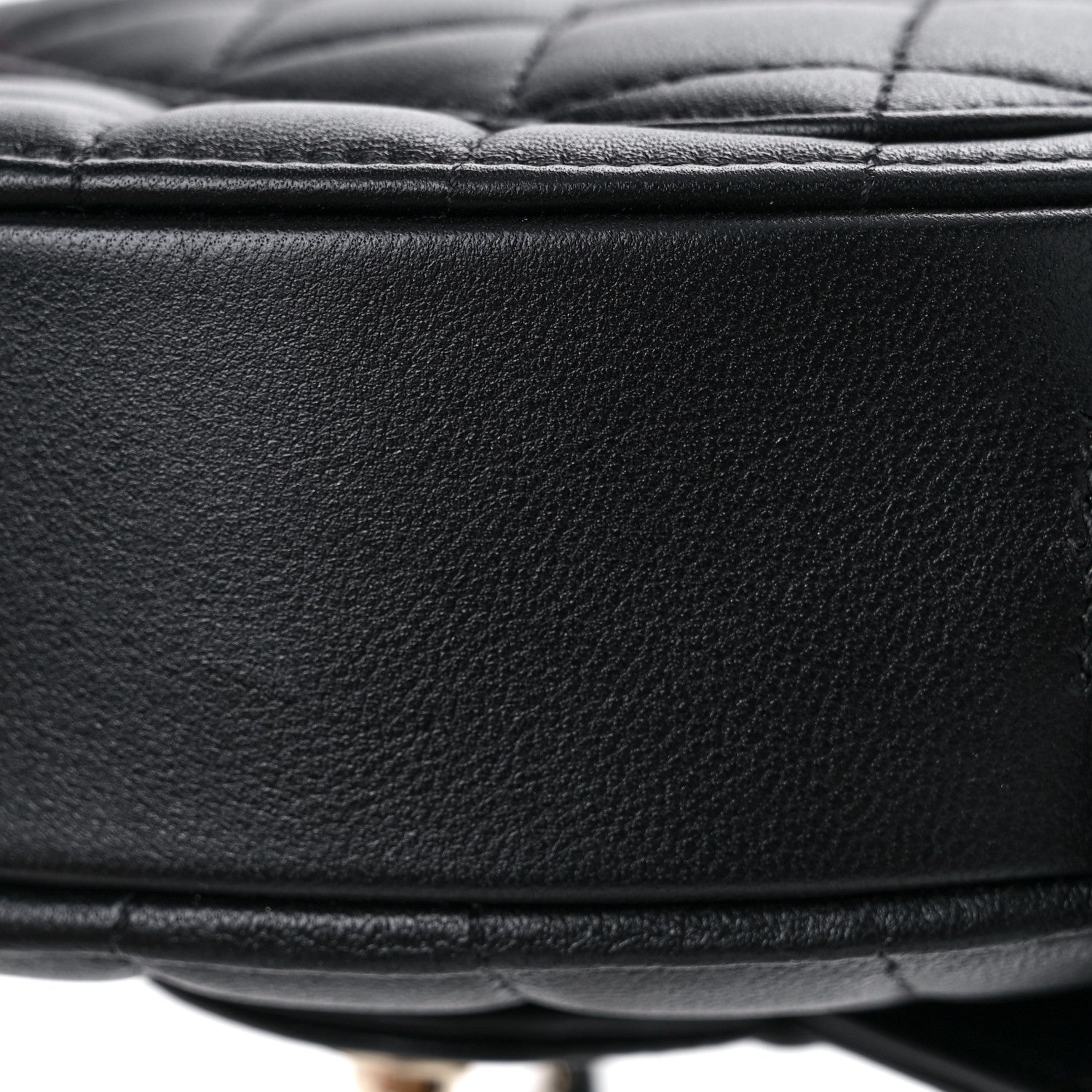 Chanel Lambskin Quilted CC In Love Heart Clutch With Chain Black 10 of 14