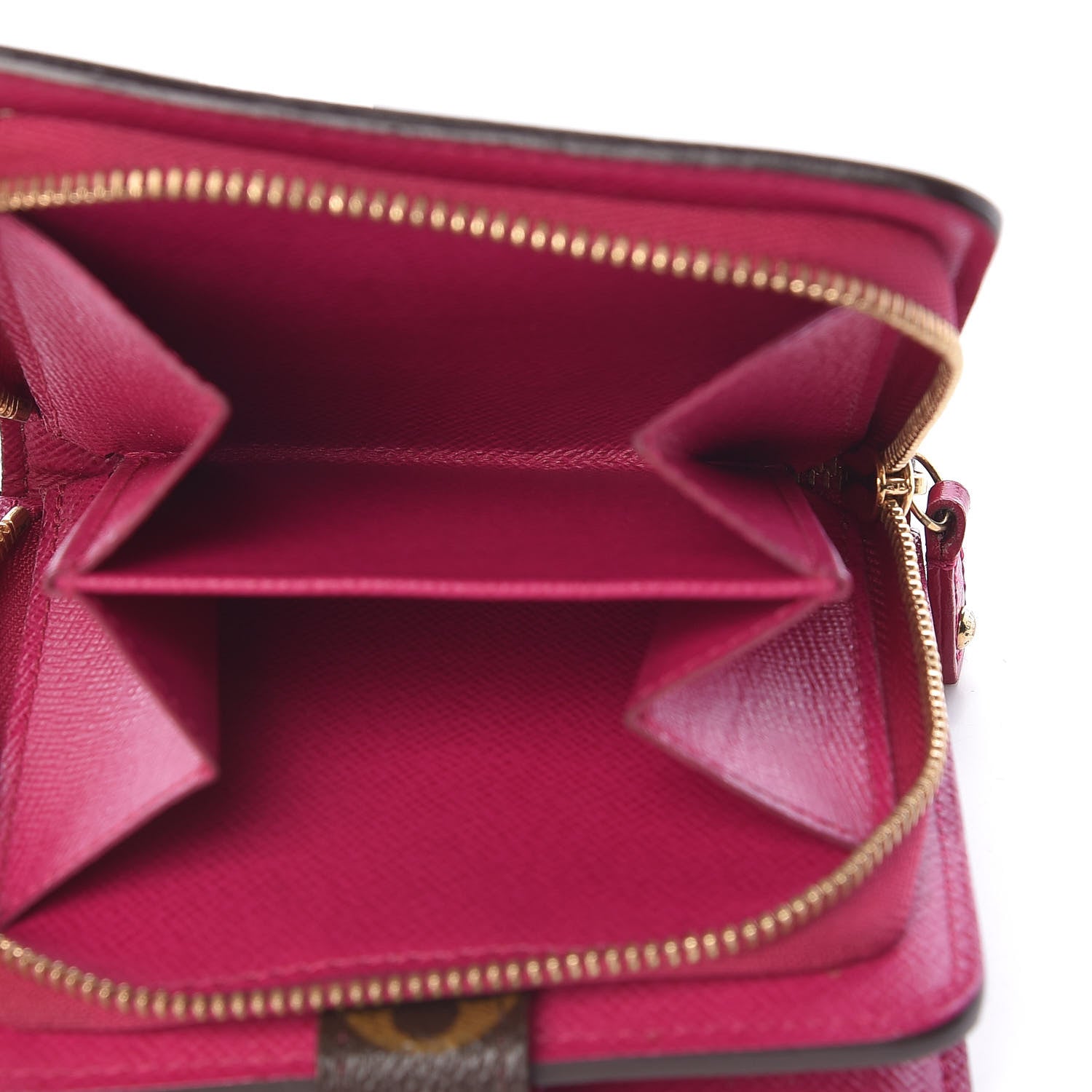 Louis Vuitton Monogram Perforated Compact Zipped Wallet Fuchsia 6 of 12