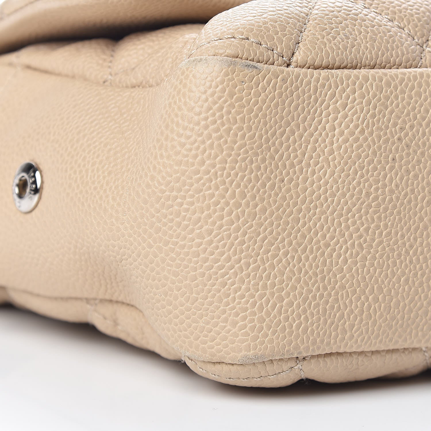 Chanel Caviar Quilted Jumbo Easy Flap Beige 11 of 16