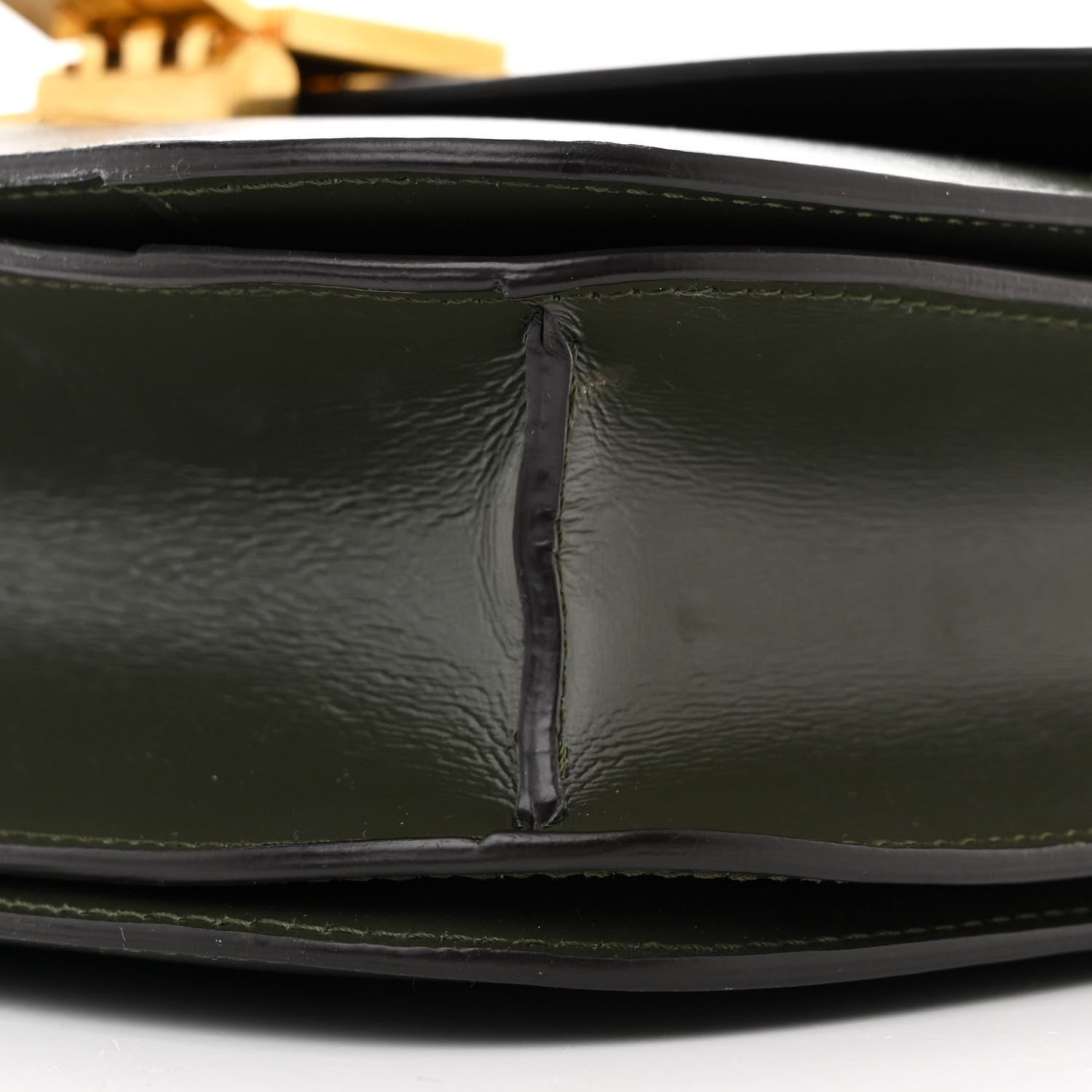 Celine Box Calfskin Medium Classic Box Flap Bag Khaki 12 of 13