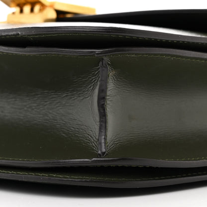 Celine Box Calfskin Medium Classic Box Flap Bag Khaki 12 of 13