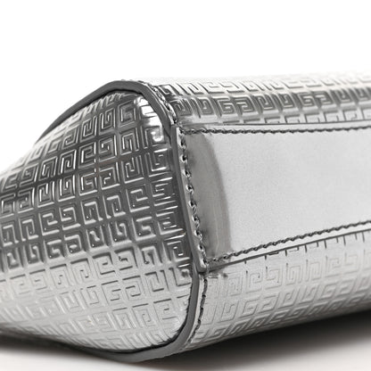 Givenchy Metallic Calfskin 4G Embossed Nano Antigona Silver 7 of 8