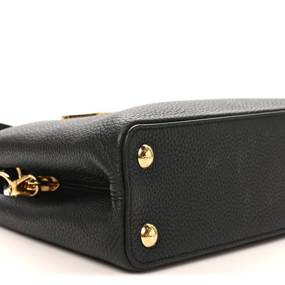 Louis Vuitton Taurillon Mother of Pearl Capucines BB Black 8 of 9