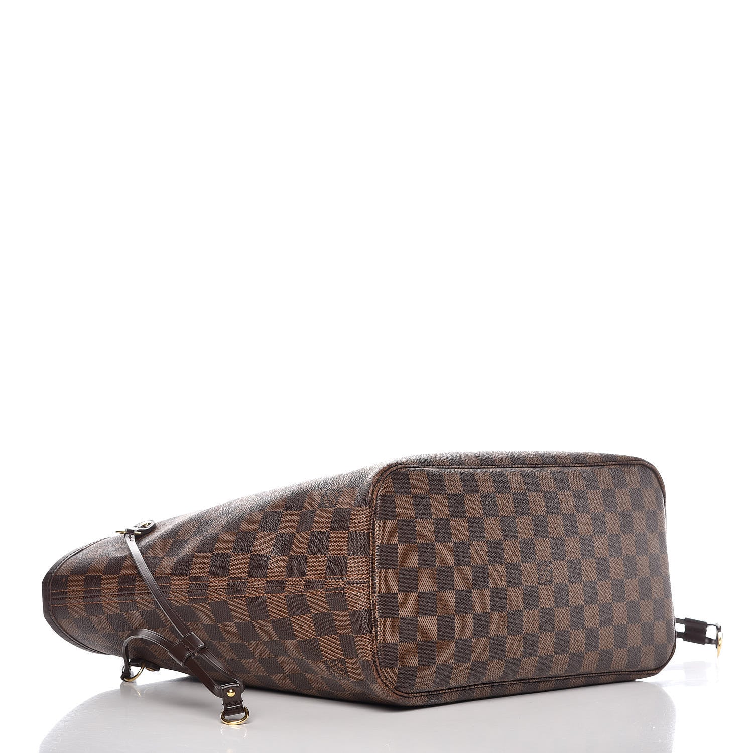 Louis Vuitton Damier Ebene Neo Neverfull MM Rose Ballerine 4 of 16