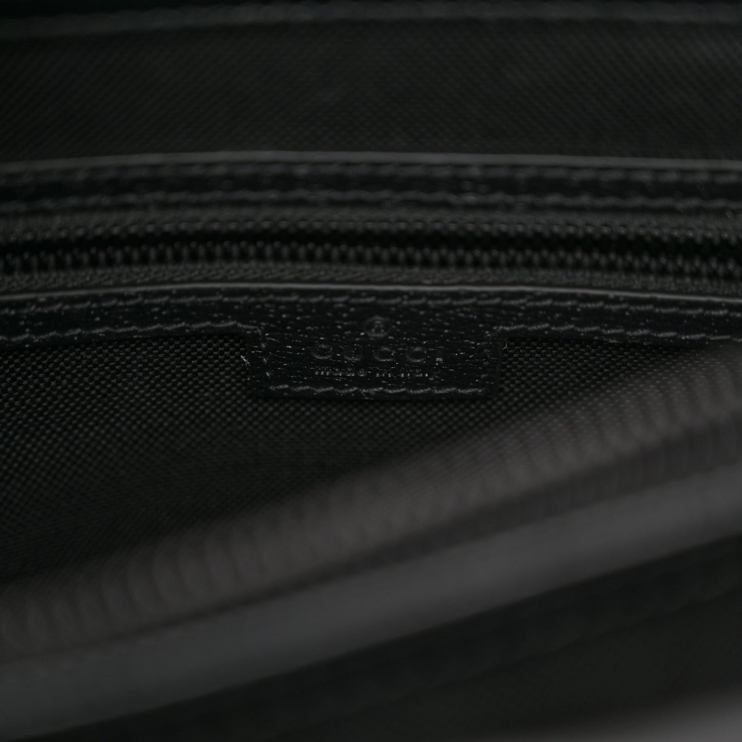 Textured Dollar Calfskin Web Monochrome Large Diana Tote Bag Black