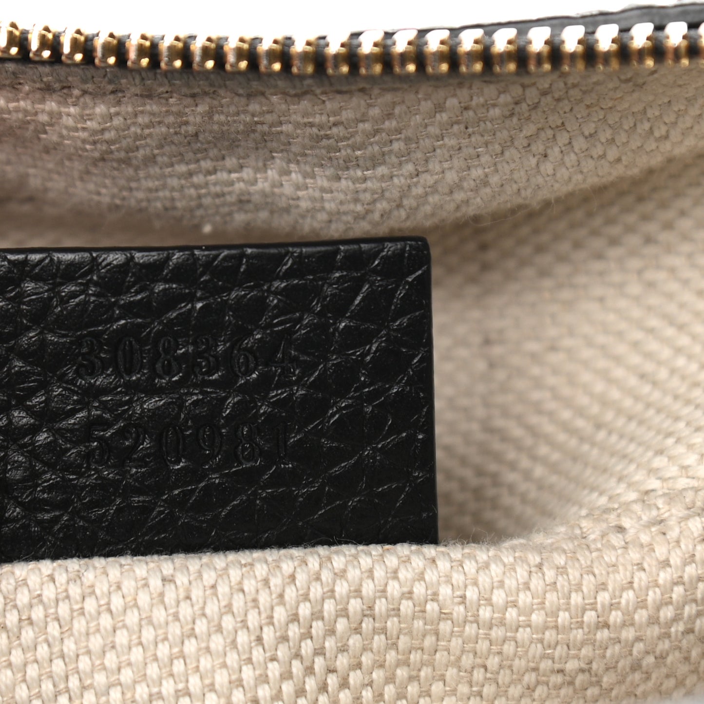 Pebbled Calfskin Small Soho Disco Bag Black