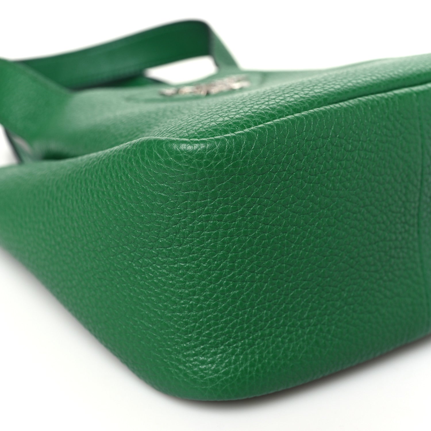 Prada Vitello Daino Soft Mini Dynamique Tote Verde 9 of 10