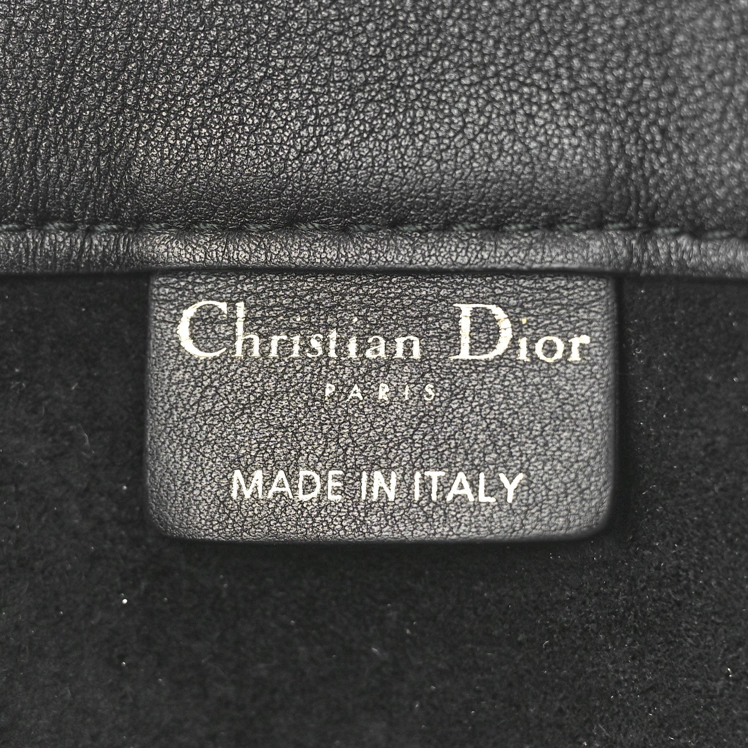 Christian Dior Calfskin Embossed Medium Book Tote Black 6 of 10