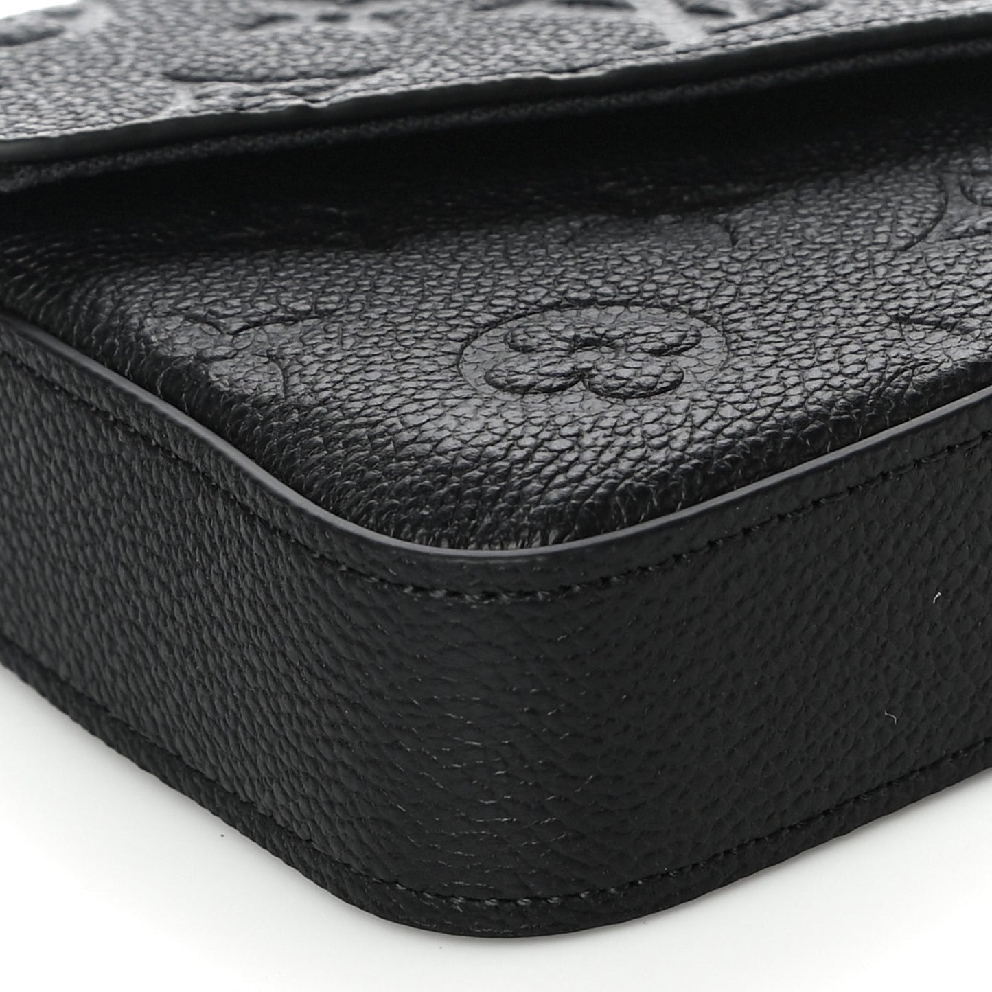 Empreinte Pochette Felicie Chain Wallet Black