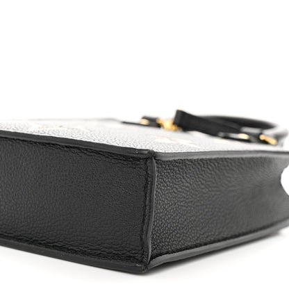 Louis Vuitton Empreinte Monogram Giant Petit Sac Plat Black Beige 9 of 13