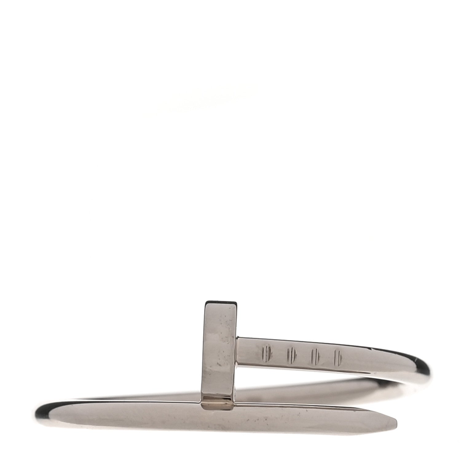 Cartier 18K White Gold Small Juste Un Clou Ring 62 10 1 of 5