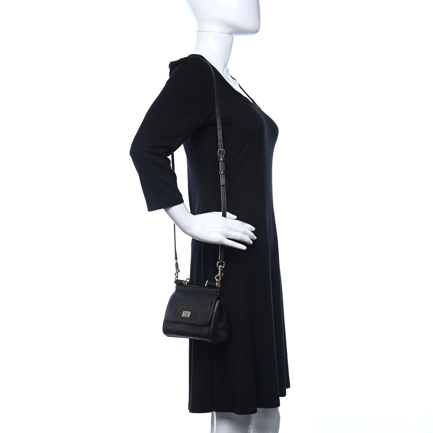 Dolce & Gabbana Dauphine Micro Miss Sicily Satchel Black 3 of 9