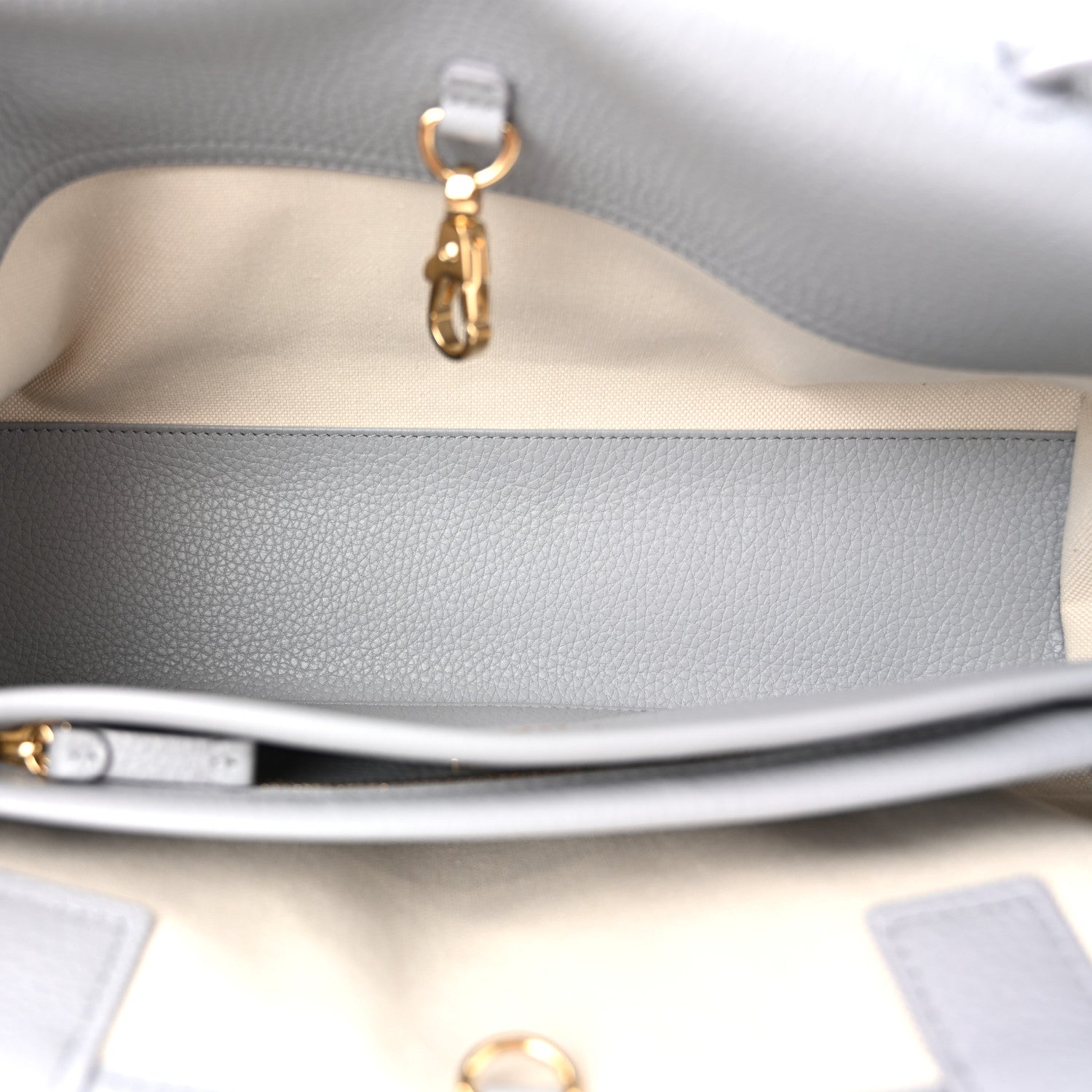 Chanel Grained Calfskin Stitched Urban Essentials Small Shopping Bag Grey 5 of 10