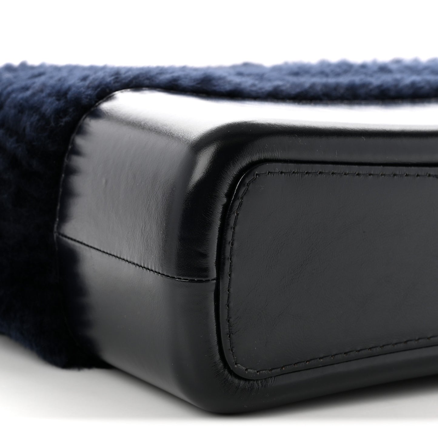 Shearling Medium Gabrielle Hobo Navy