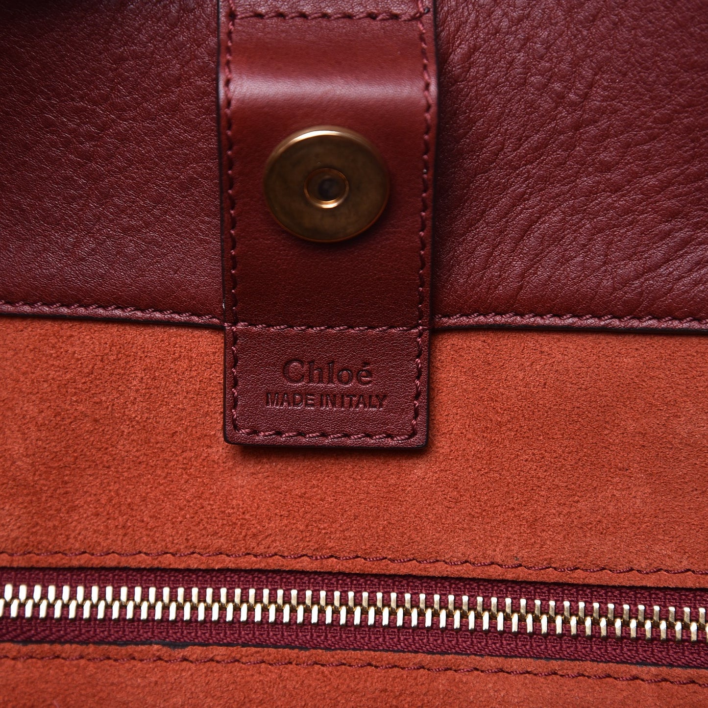 Smooth Calfskin Medium Milo Shopping Tote Sienna Red