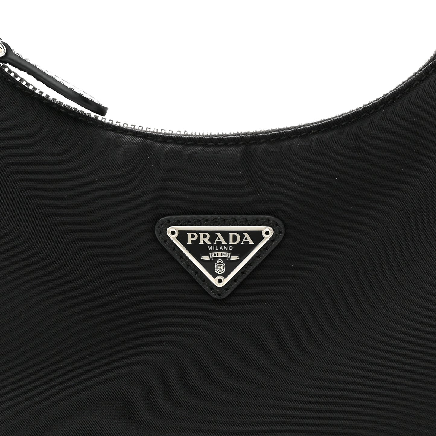 Tessuto Nylon Saffiano Mini Re-Edition 2005 Bag Black