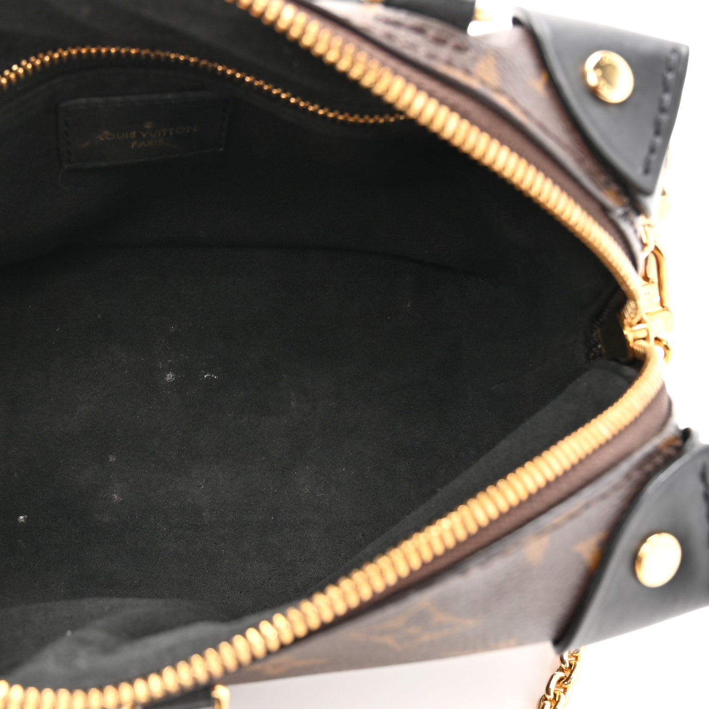 Monogram Petite Malle Souple Black