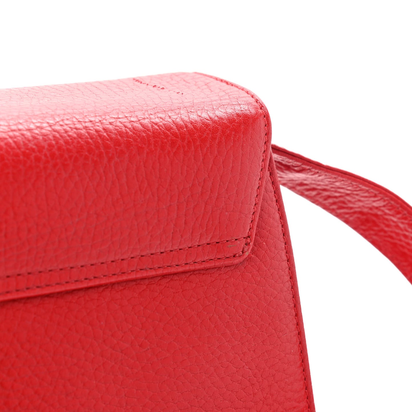 Calfskin Crossbody Bag Red