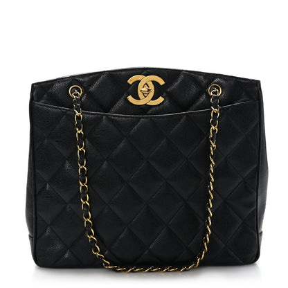 Chanel Caviar Quilted Flap Shoulder Bag Black 1 of 9