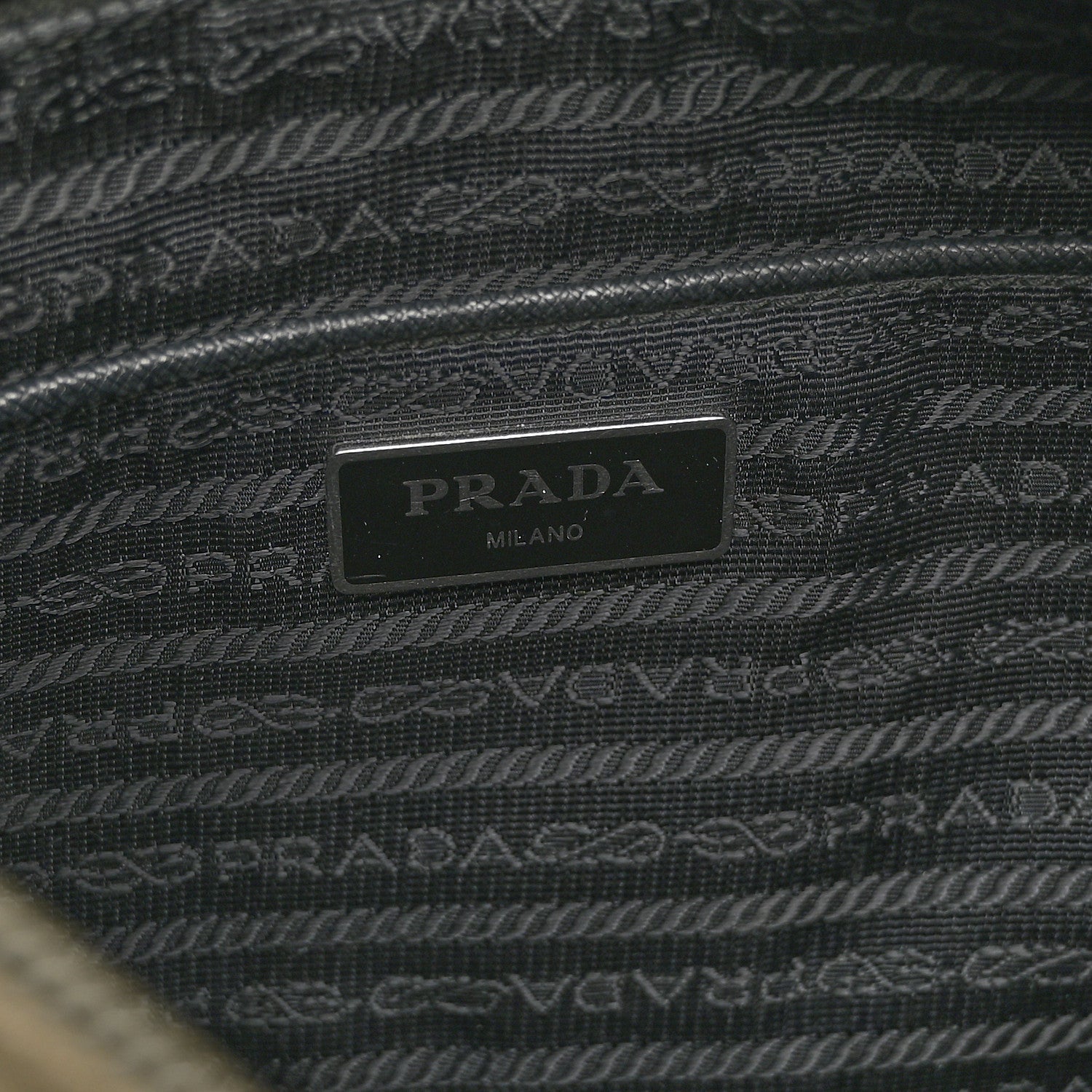 Prada Tessuto Nylon Saffiano Messenger Bag Mimetico 6 of 11