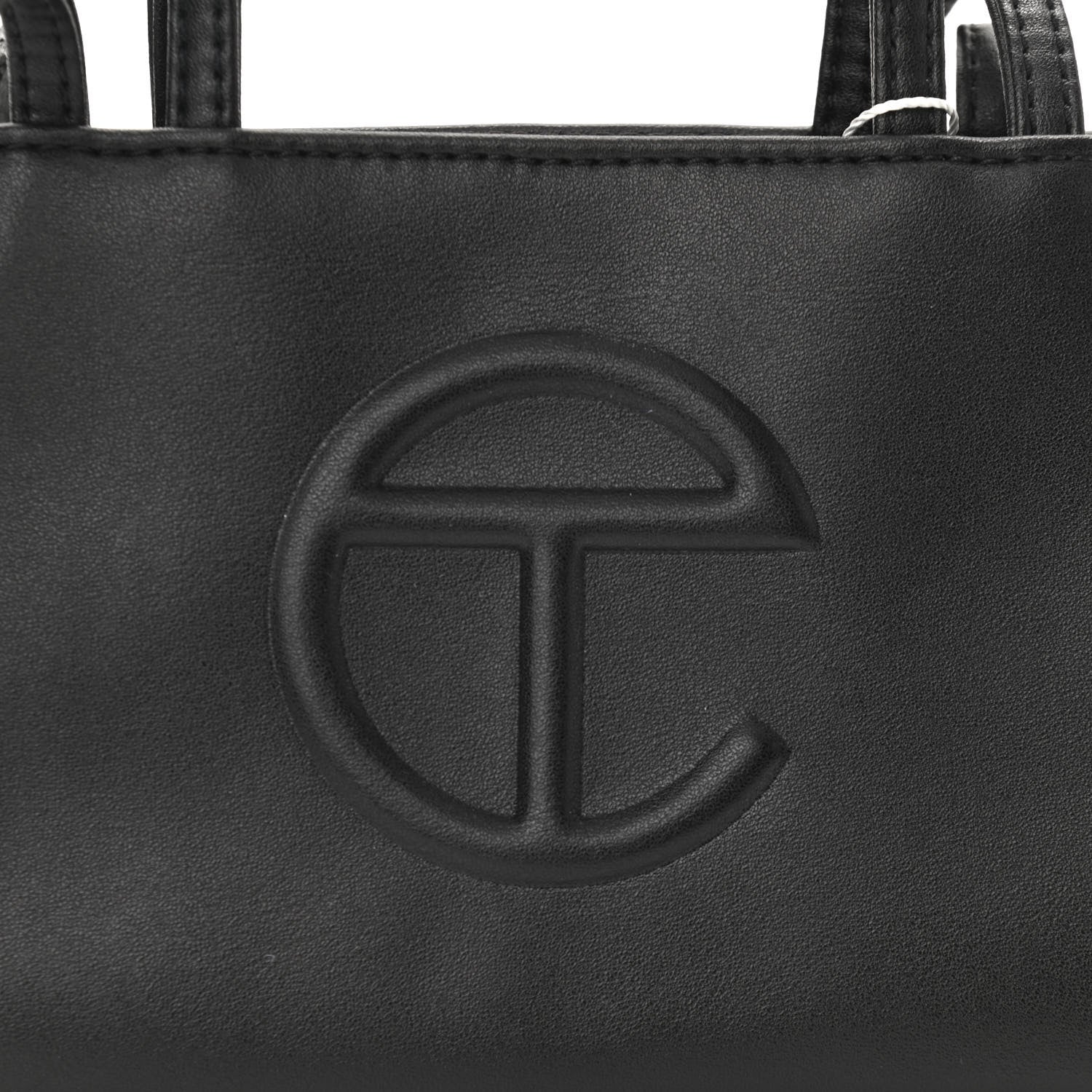 Telfar Vegan Leather Small Shopping Bag Black 7 of 10