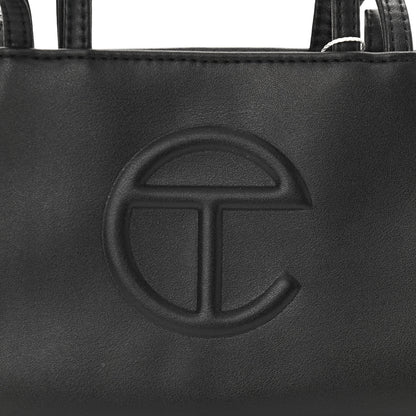 Telfar Vegan Leather Small Shopping Bag Black 7 of 10