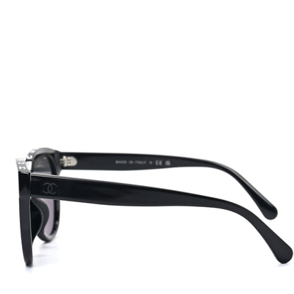 Chanel Acetate CC Butterfly Sunglasses 5414-A Black 3 of 6
