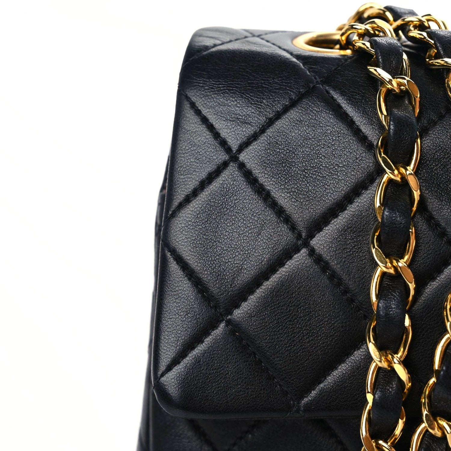 Chanel Lambskin Quilted Small Double Flap Black 19 of 19