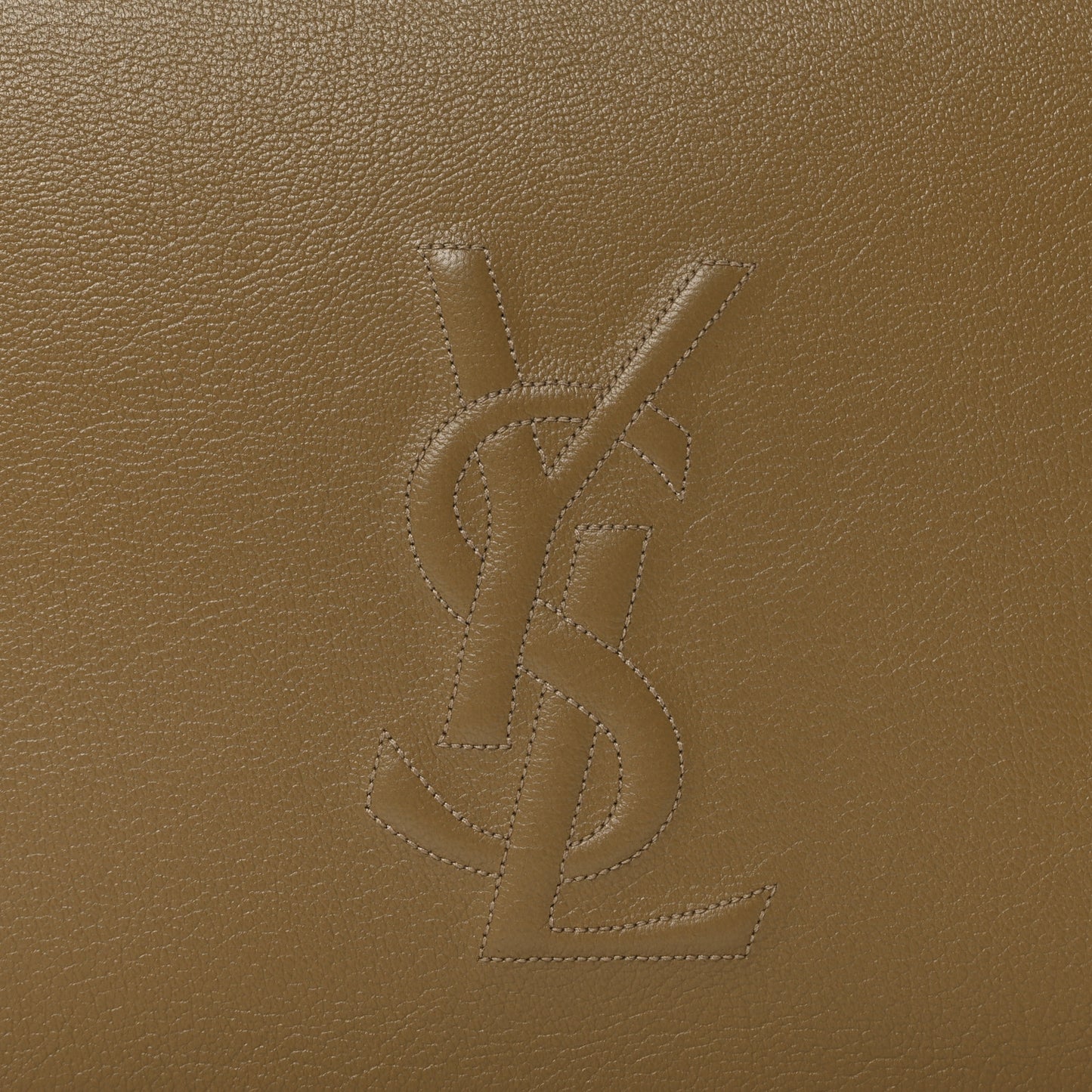 Calfskin Monogram Large Belle De Jour Clutch Beige