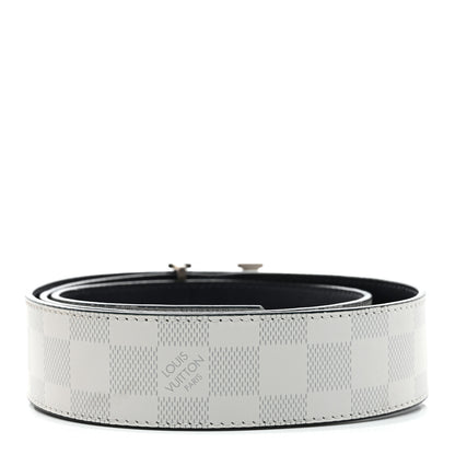 Louis Vuitton Damier Graphite Damier Infini 40mm LV Initiales Reversible Belt 95 38 Gray Black 3 of 7