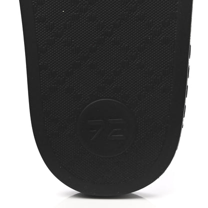 Gucci Satin Web Sylvie Bow Slide Sandals 37 White 7 of 9