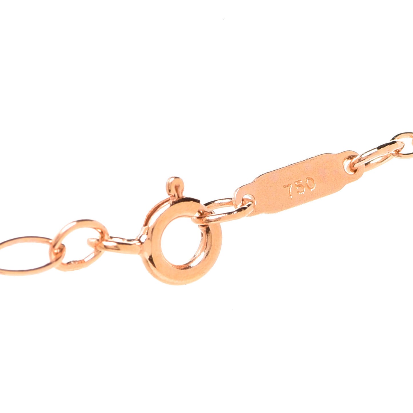 18K Rose Gold Oval Link Chain 24"