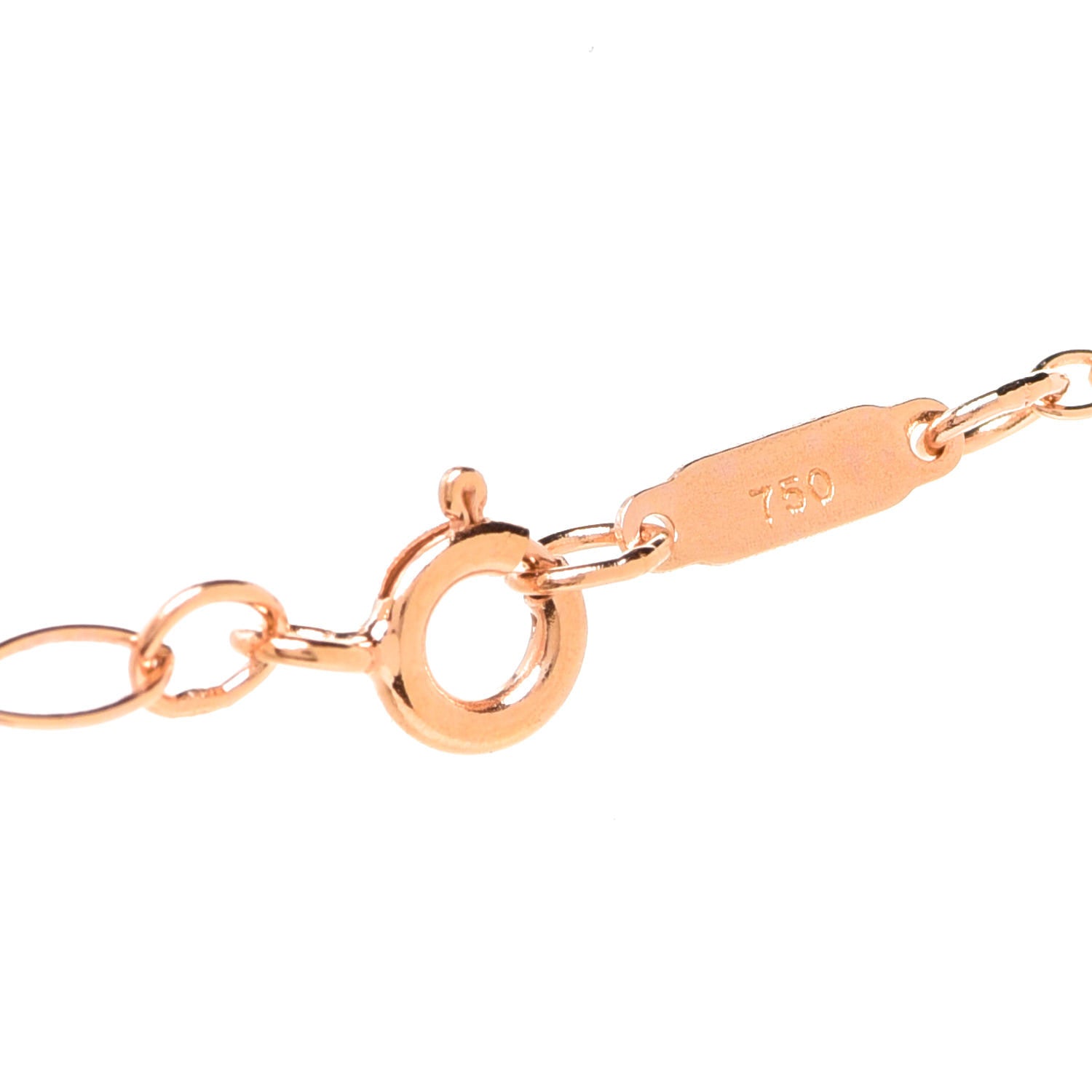 Tiffany 18K Rose Gold Oval Link Chain 24" 4 of 5