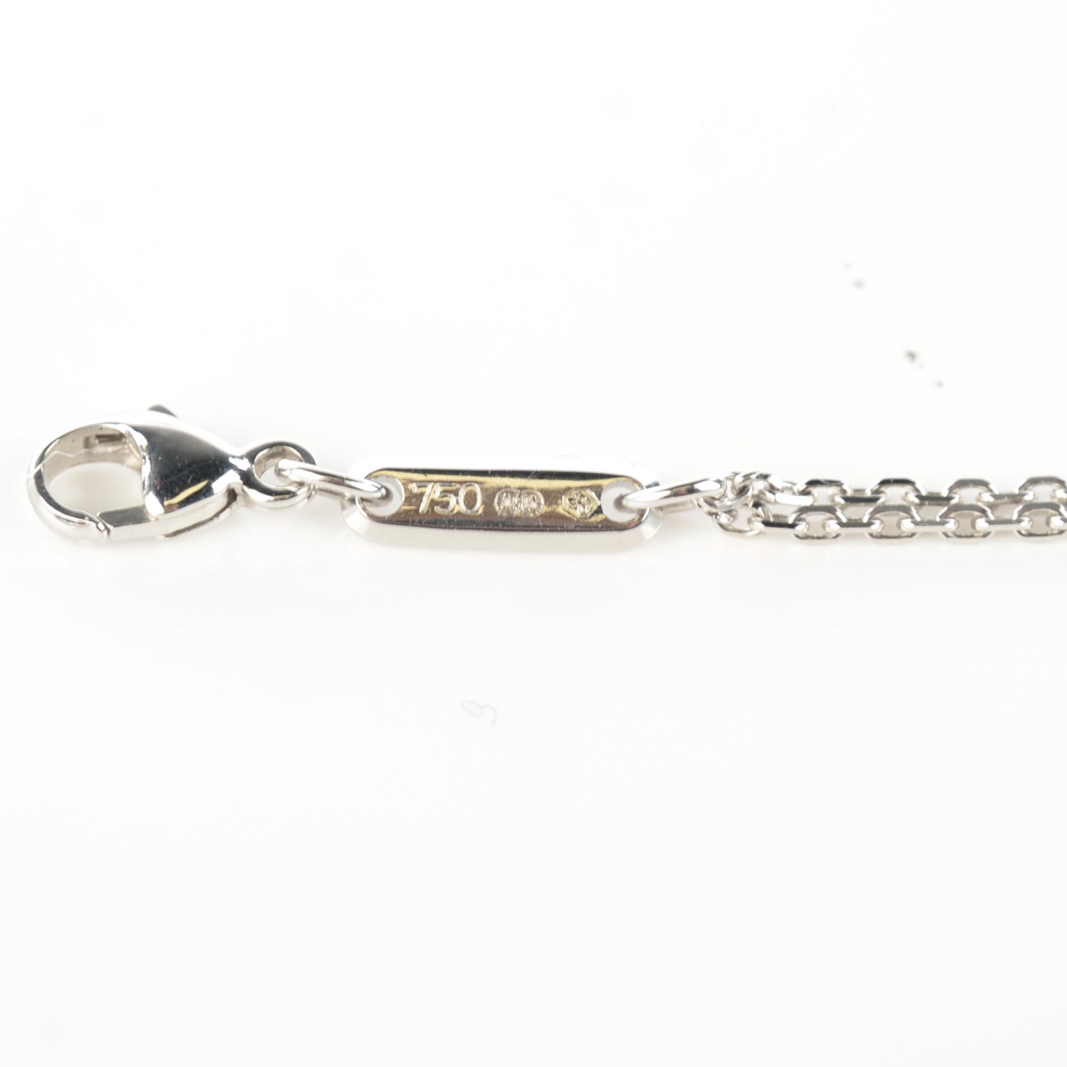 Chopard 18K White Gold Double Chain Necklace 4 of 5