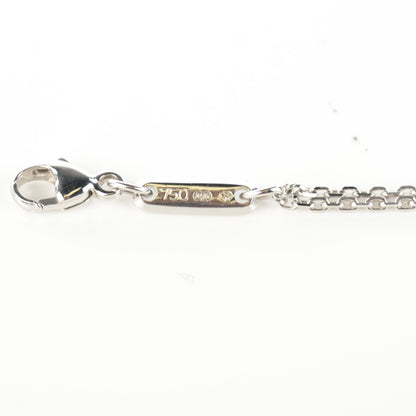 Chopard 18K White Gold Double Chain Necklace 4 of 5
