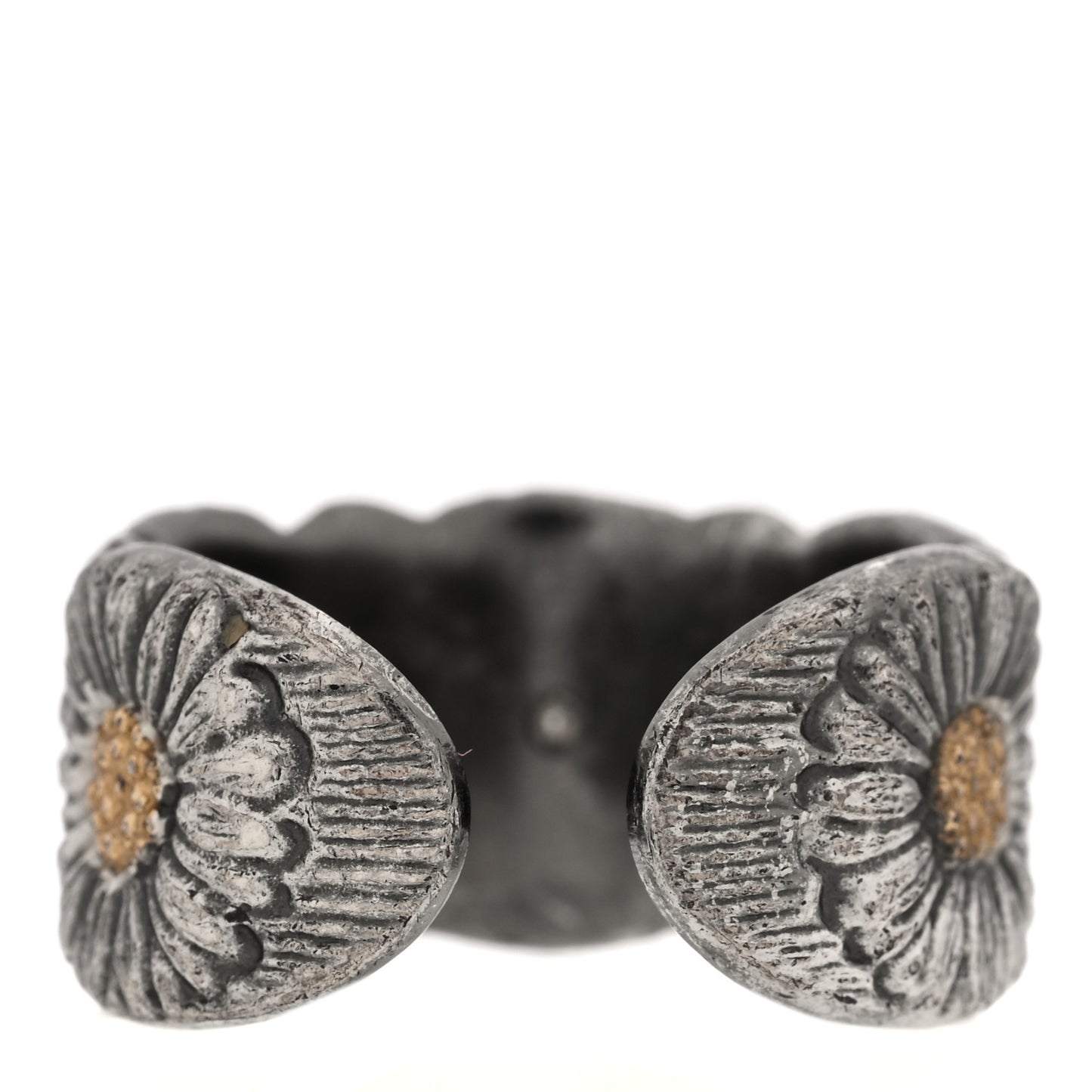 Sterling Silver Gold Vermeil Brown Diamond Blossoms Daisy Color Eternelle Ring 53 6.5