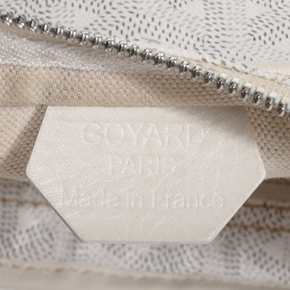 Goyard Goyardine Fidji Zip Hobo White 6 of 10