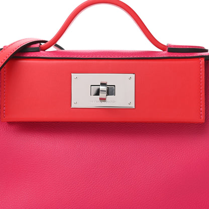 Hermes Evercolor Swift 24/24 21 Rose Mexico Rouge De Coeur 10 of 12
