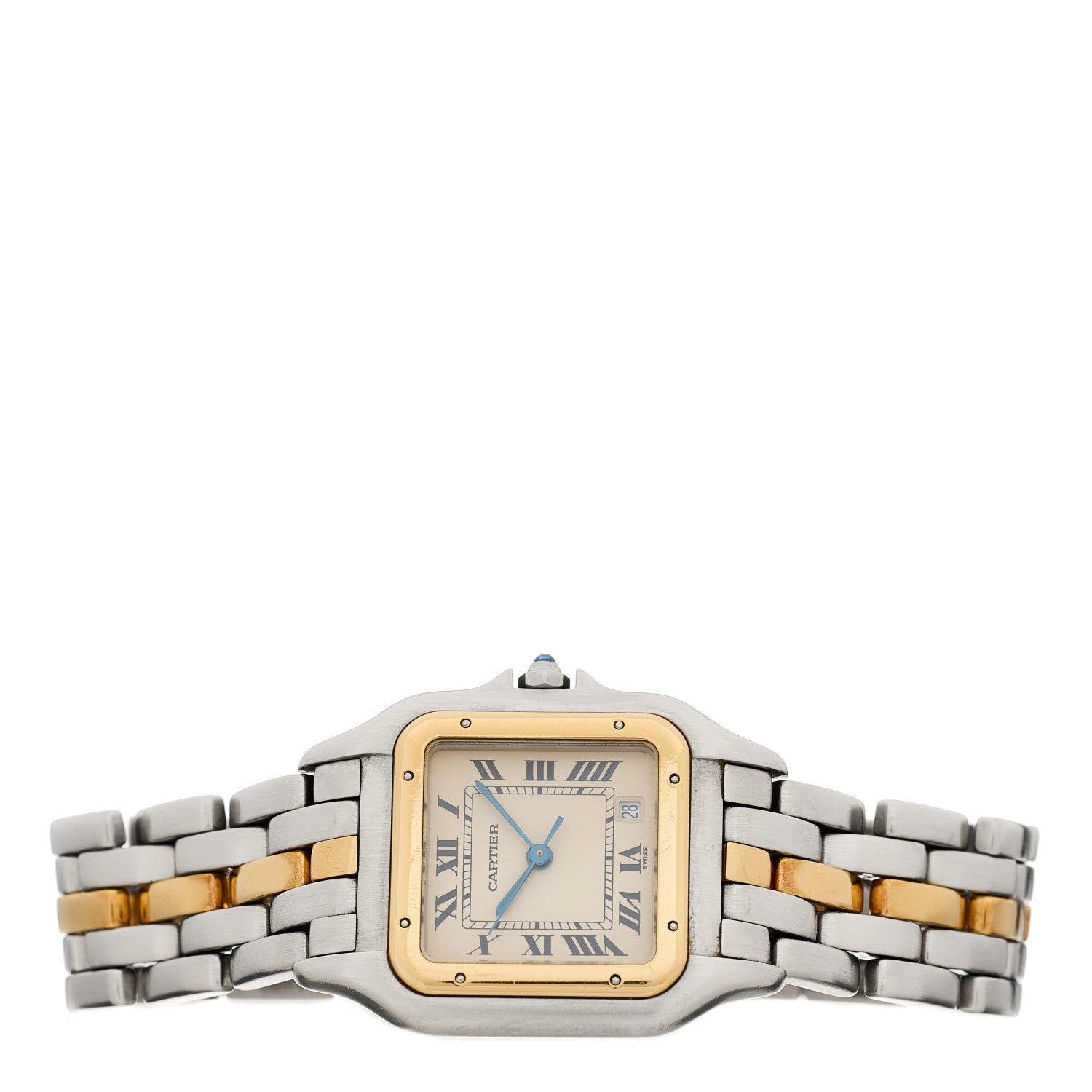 Cartier Stainless Steel 18K Yellow Gold 27mm Panthere Quartz Watch 2 of 4