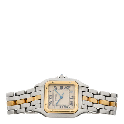 Cartier Stainless Steel 18K Yellow Gold 27mm Panthere Quartz Watch 2 of 4