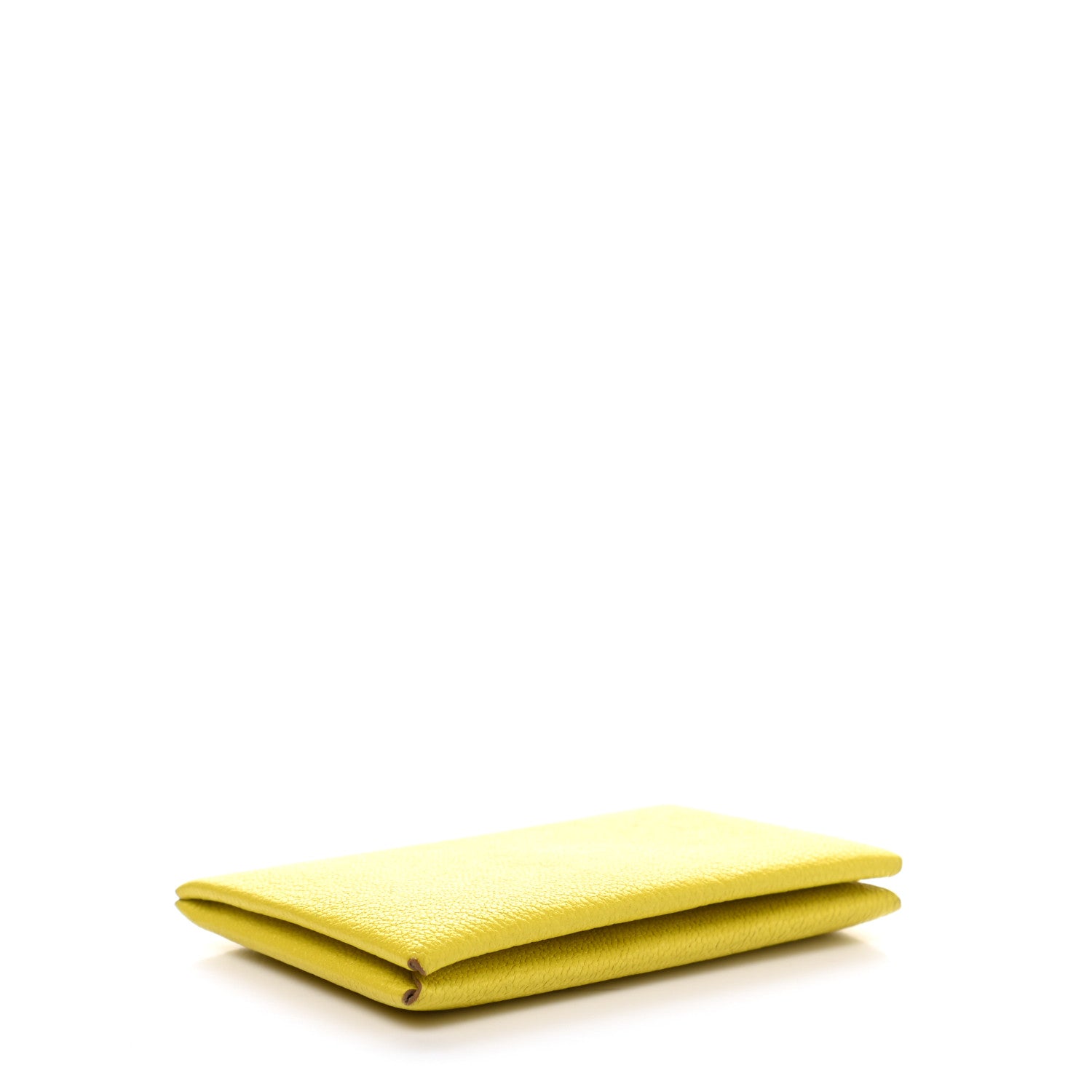 Hermes Chevre Mysore Calvi Card Case Lime 4 of 9