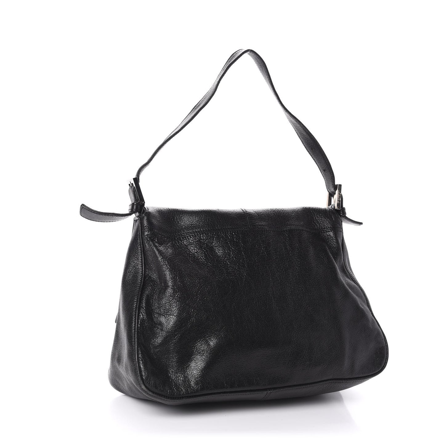 Calfskin Big Forever Mama Baguette Black