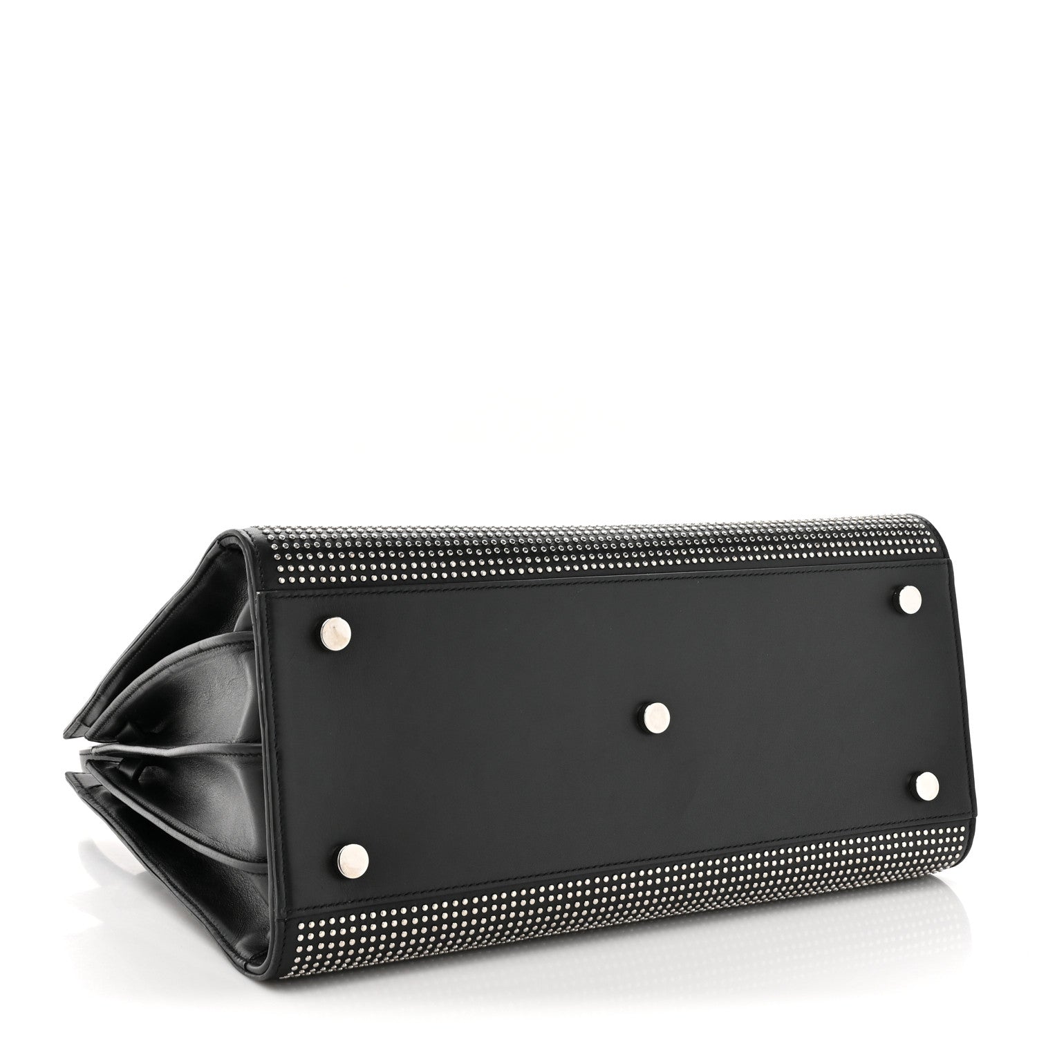Saint Laurent Calfskin Studded Small Sac De Jour Black 4 of 16