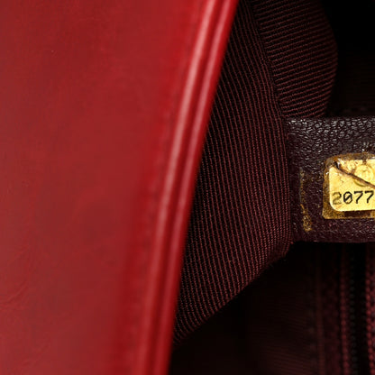 Chanel Glazed Calfskin Quilted Small Coco Boy Flap Red 7 of 10