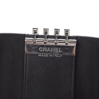 Chanel Goatskin Camellia Embossed 4 Key Holder Black 7 of 11