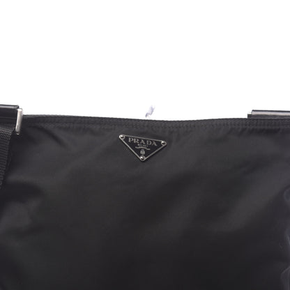 Prada Nylon Vela Flat Messenger Bag Black 10 of 10