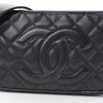 Chanel Caviar Quilted Timeless CC Shoulder Bag Black 13 of 13