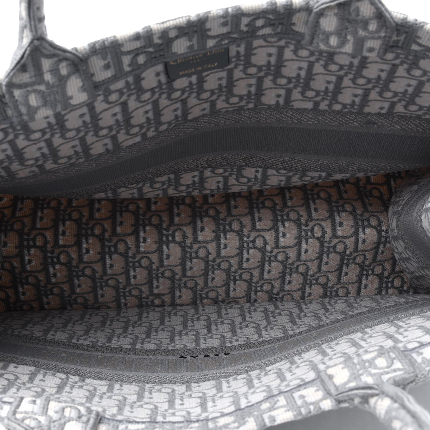 Oblique Large Book Tote Grey