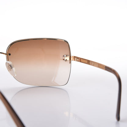 Chanel Square CC Sunglasses Gold 8 of 8